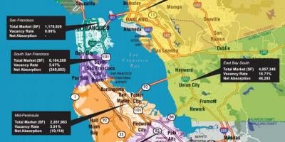 Karta över bay area fastigheter