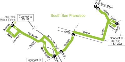 Karta över San Francisco grundskolor