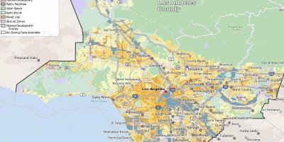 Karta över San Francisco zonindelning 