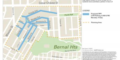Karta över SFmta gaturenhållning