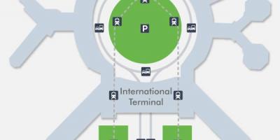 Karta över SFO airport terminal 1