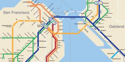 San Francisco underground karta
