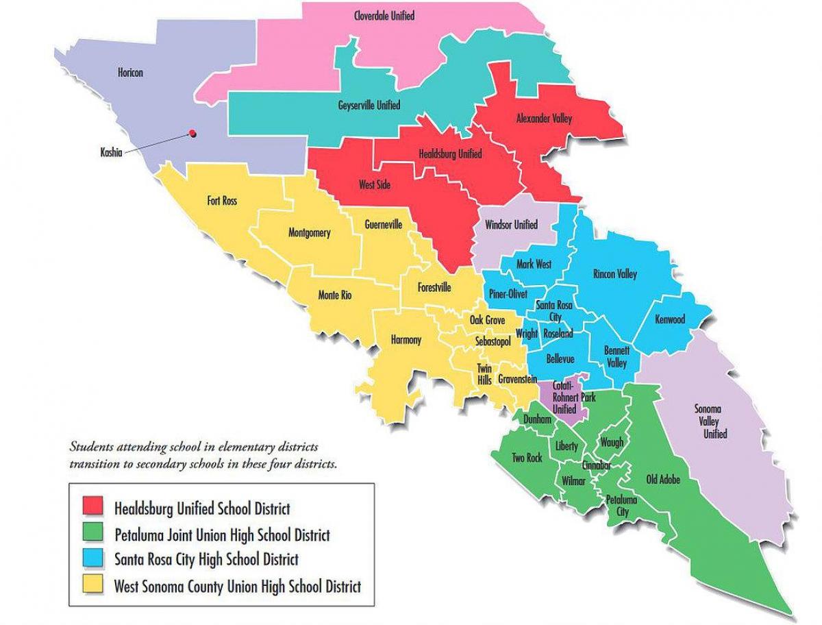 San Francisco school district karta