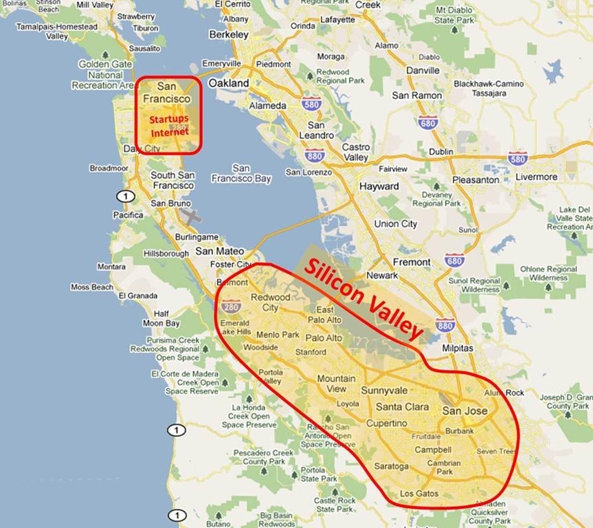 silicon valley karta 2016