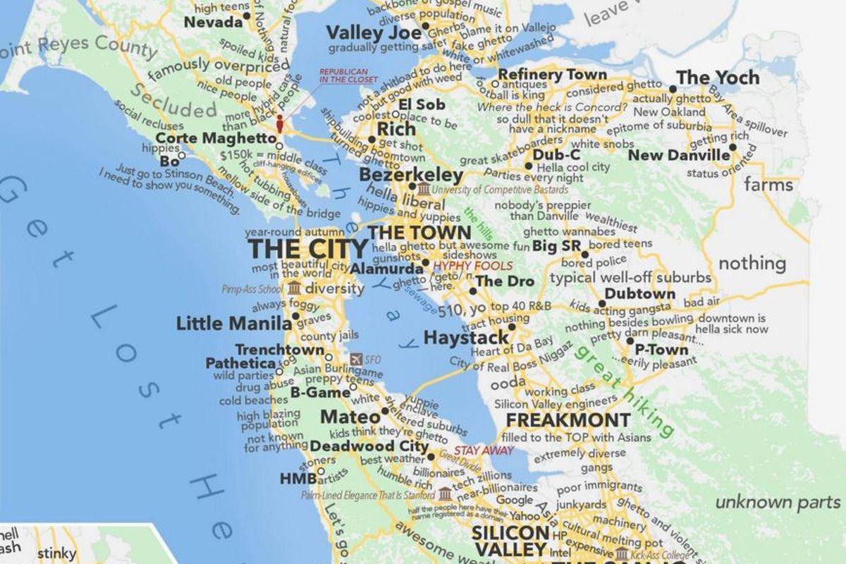 Karta över silicon city