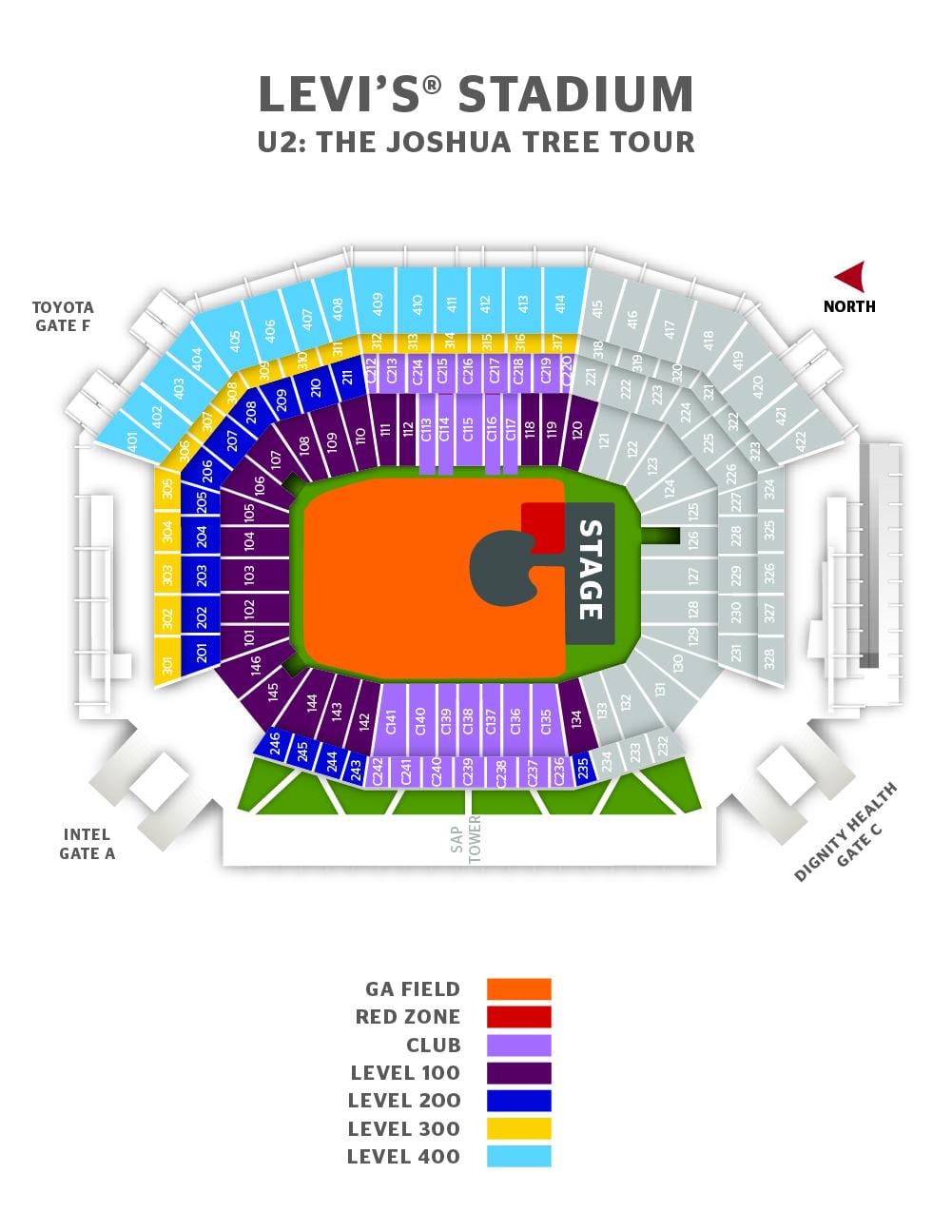 levi ' s stadium suite karta
