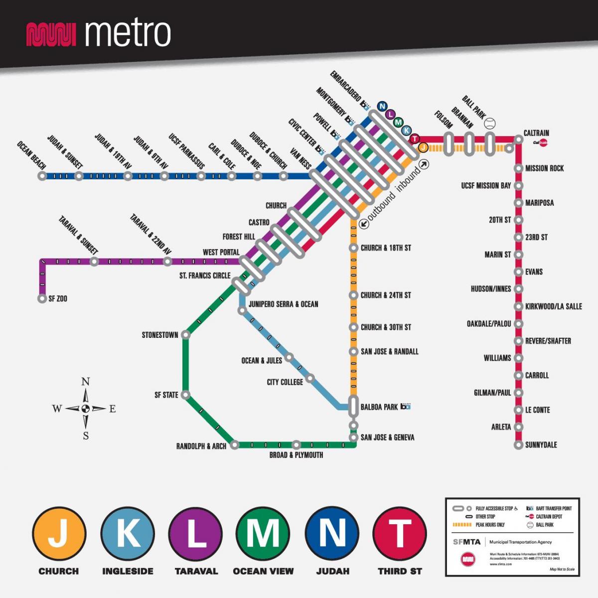 SF muni metro karta