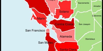 San Francisco bay area länet