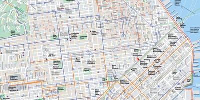 Karta över detaljerade San Francisco