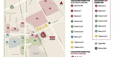 Levi ' s-stadion ingång karta