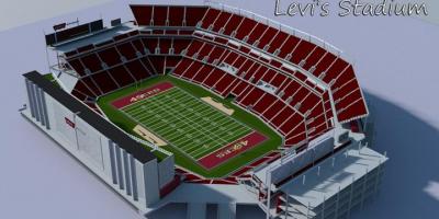 Levi ' s stadium 3d-karta