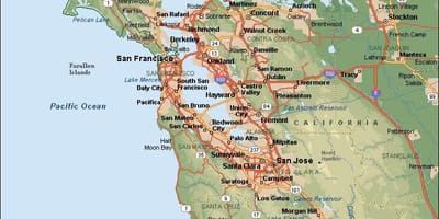 SF bay karta