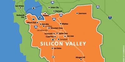 Silicon valley på kartan