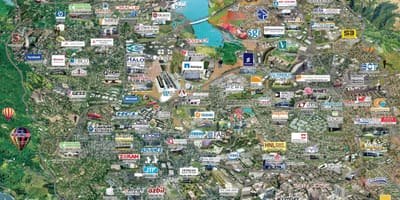 Silicon valley high tech karta